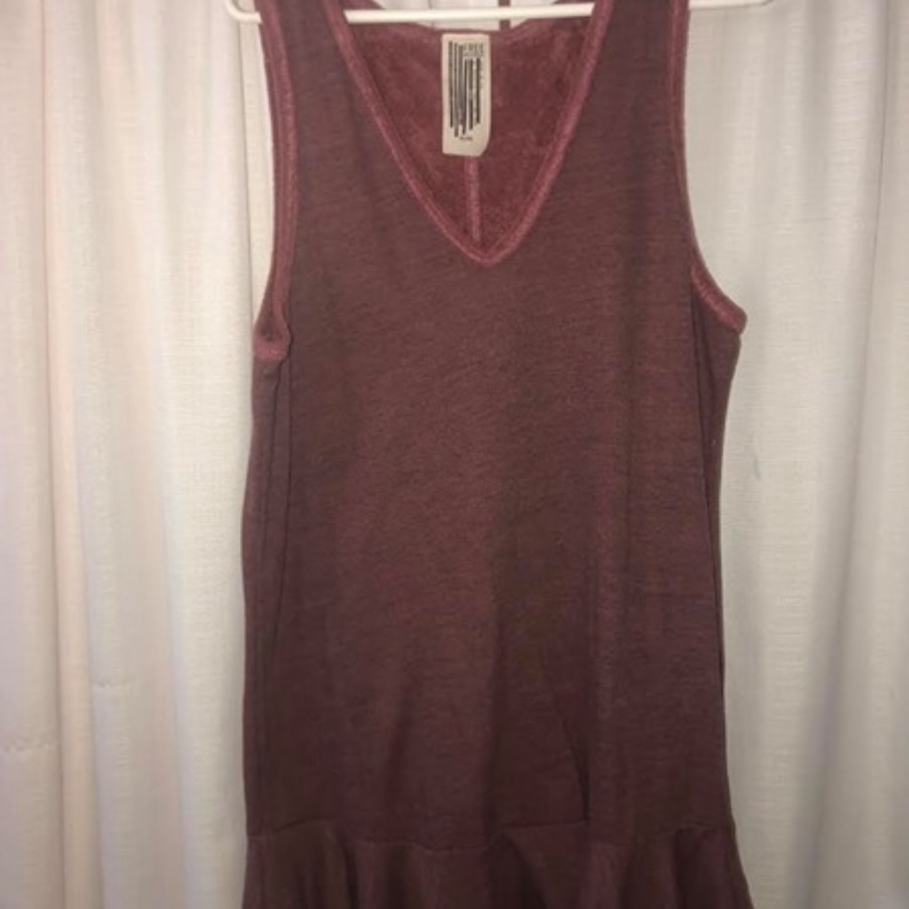 Free People Maroon Dress